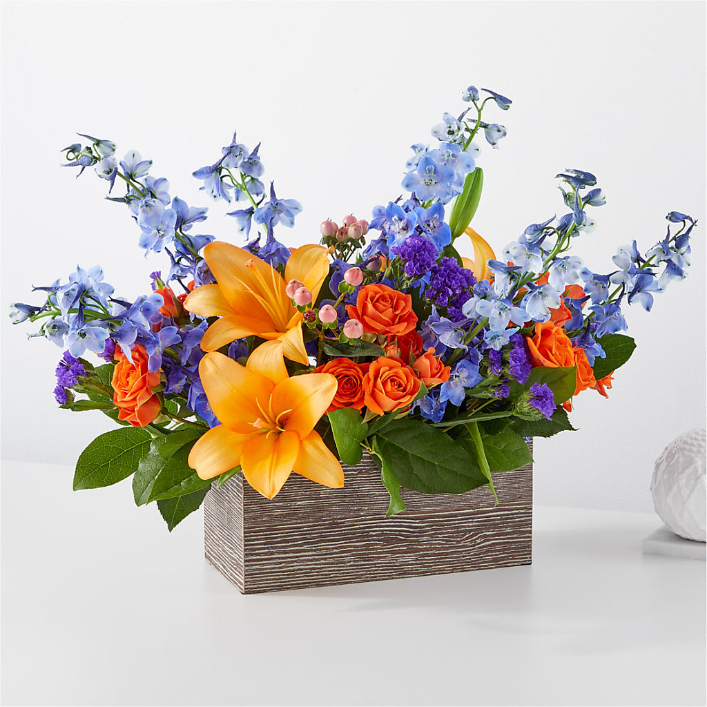 Radiant Citrus Box Bouquet – Moreno Valley Flower Box, Moreno Valley CA