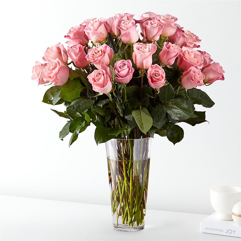 Long Stem Pink Rose Bouquet – Moreno Valley Flower Box, Moreno Valley CA