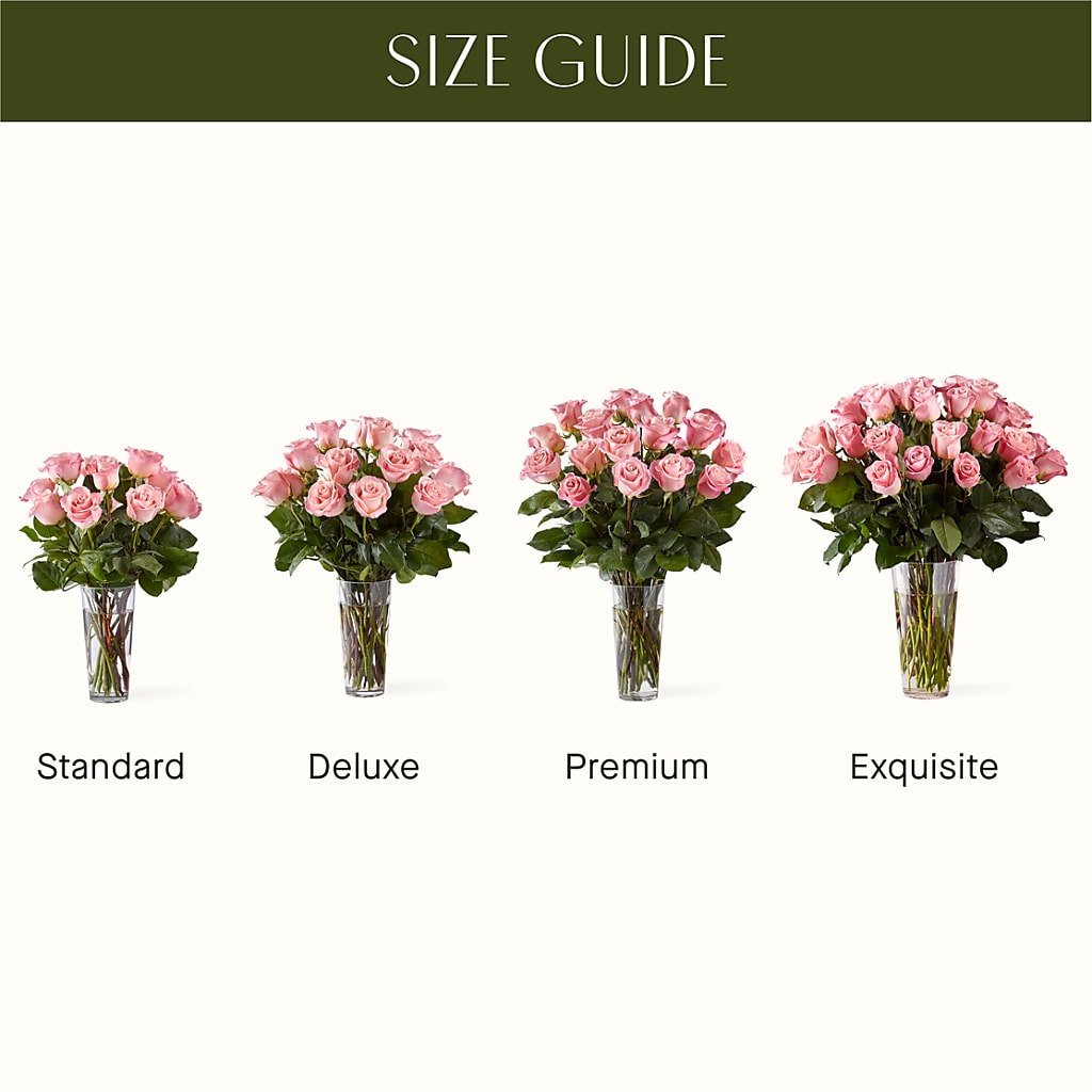 Long Stem Pink Rose Bouquet – Moreno Valley Flower Box, Moreno Valley CA