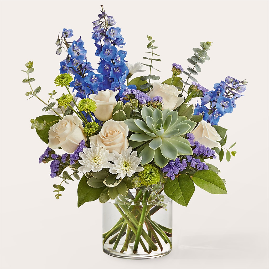 Cerulean Waves Bouquet – Moreno Valley Flower Box, Moreno Valley CA