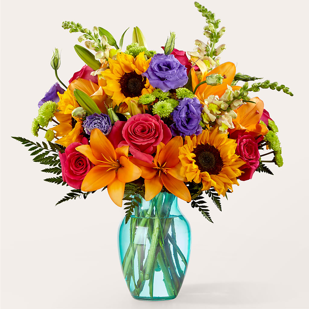 Double Rainbow Bouquet – Moreno Valley Flower Box, Moreno Valley CA