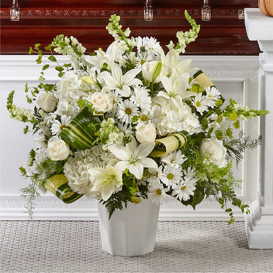 Thoughts of Tranquility Floor Basket – Moreno Valley Flower Box, Moreno Valley CA