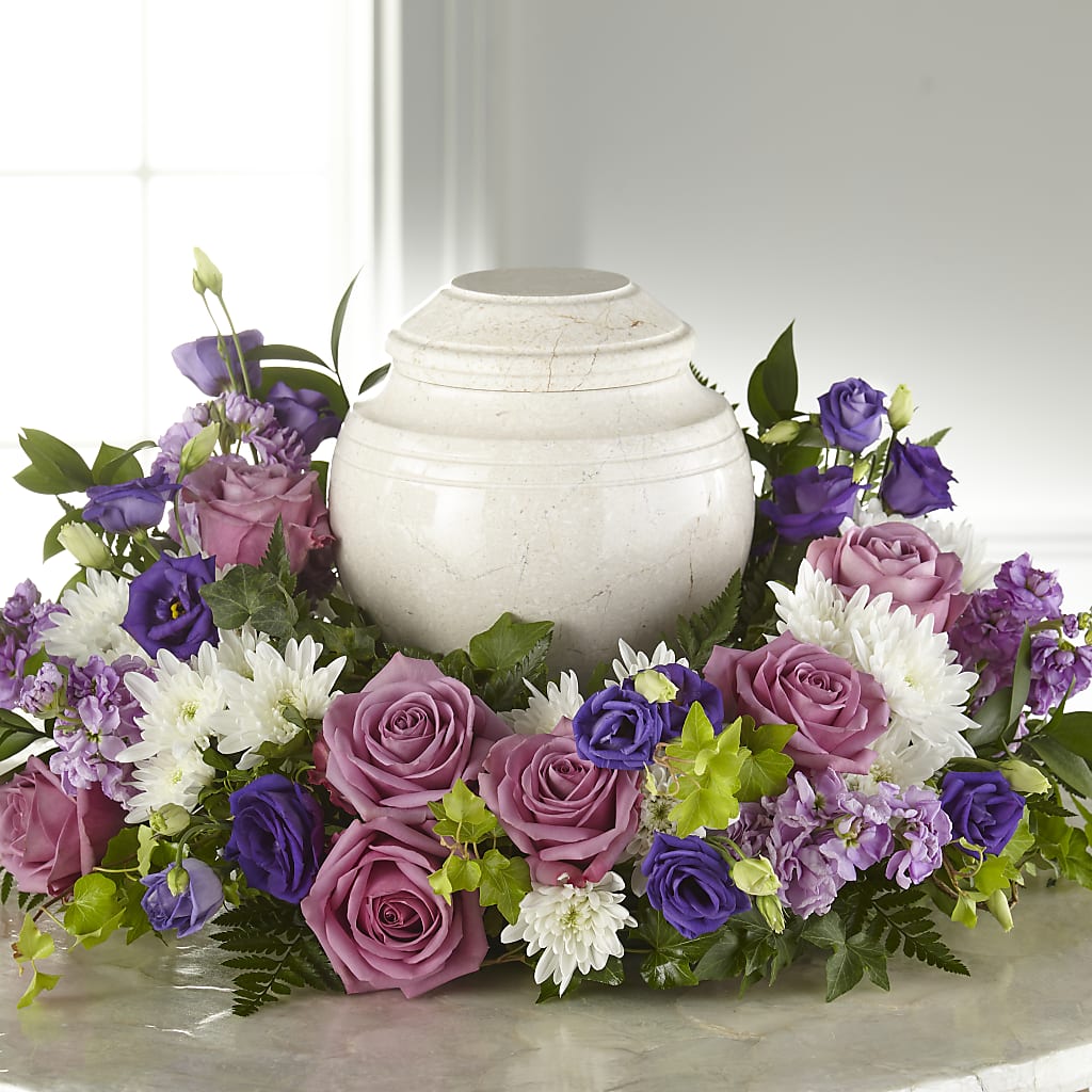 Blooming Sympathy Cremation Adornment – Moreno Valley Flower Box, Moreno Valley CA