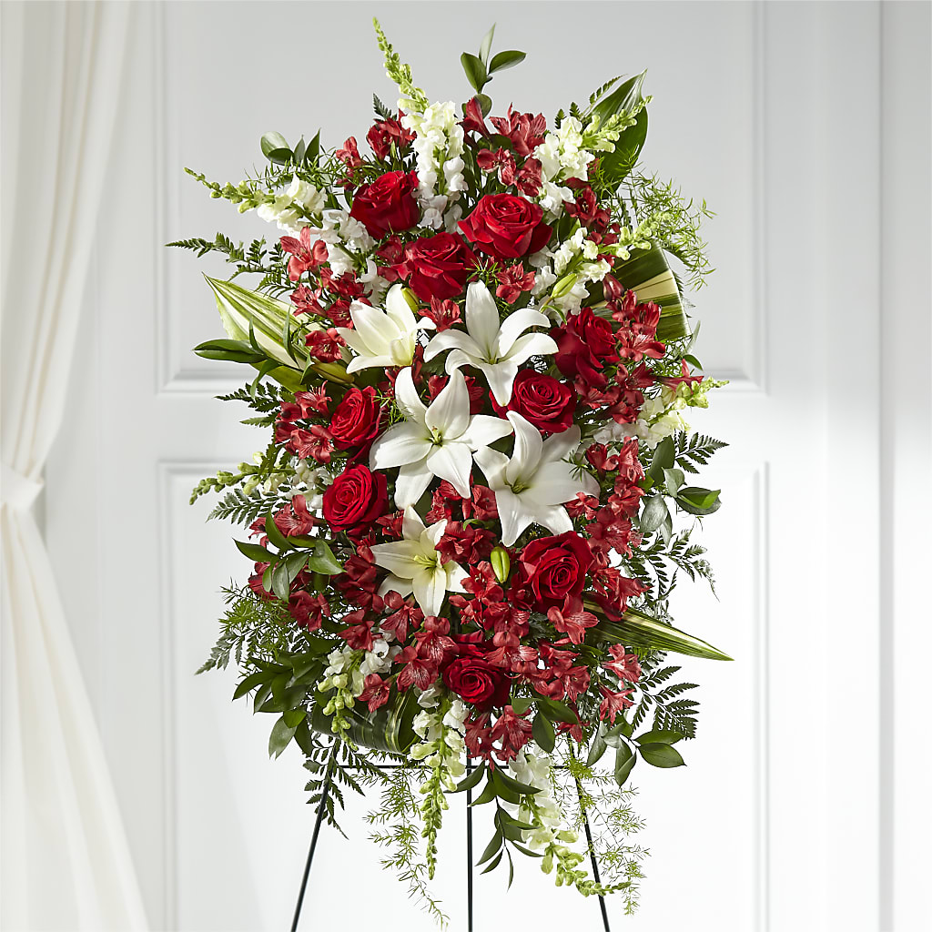 Everlasting Memory Standing Spray – Moreno Valley Flower Box, Moreno Valley CA