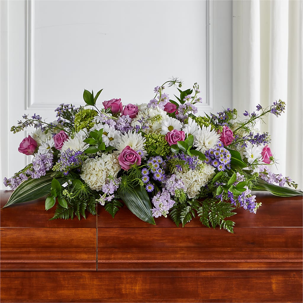 Meadows of Serenity Casket Spray – Moreno Valley Flower Box, Moreno Valley CA