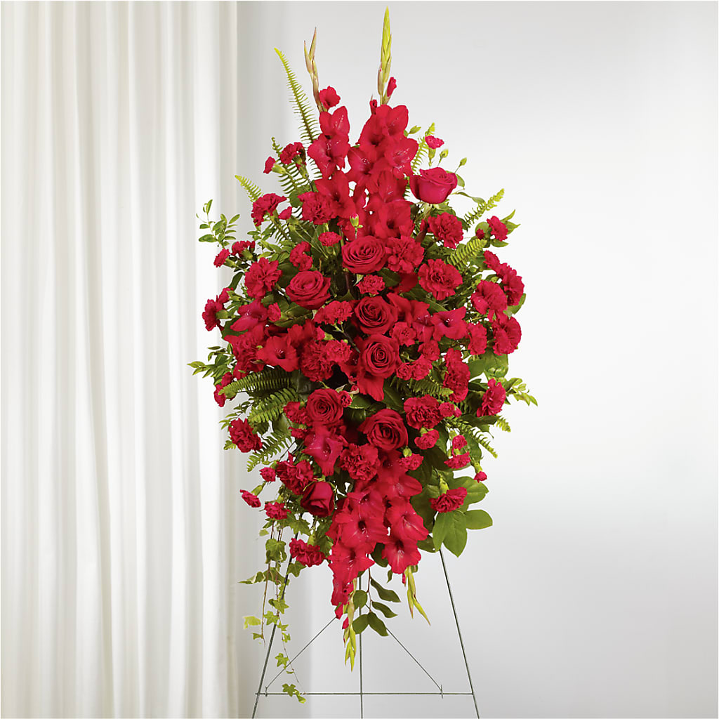 From the Heart Standing Spray – Moreno Valley Flower Box, Moreno Valley CA