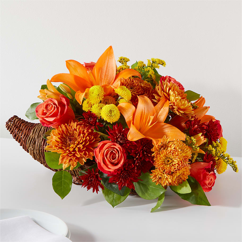 Bouquet of Blessings Cornucopia – Moreno Valley Flower Box, Moreno Valley CA