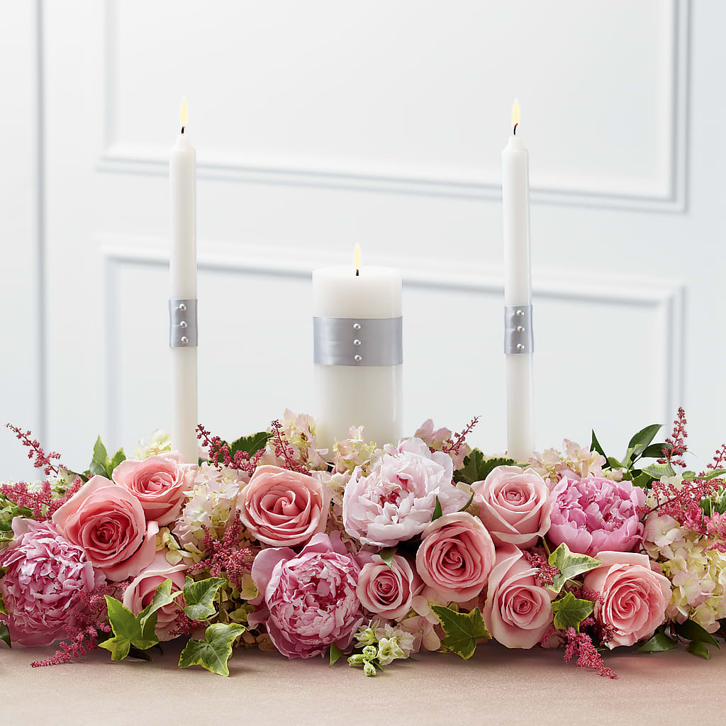 Worldwide Romance Unity Candle Arrangement – Moreno Valley Flower Box, Moreno Valley CA