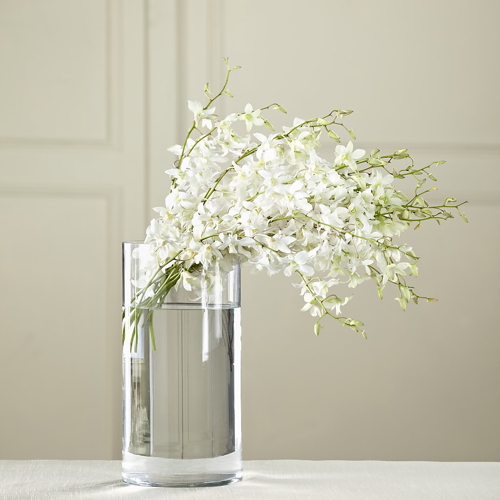 White Dendrobium Bouquet – Moreno Valley Flower Box, Moreno Valley CA