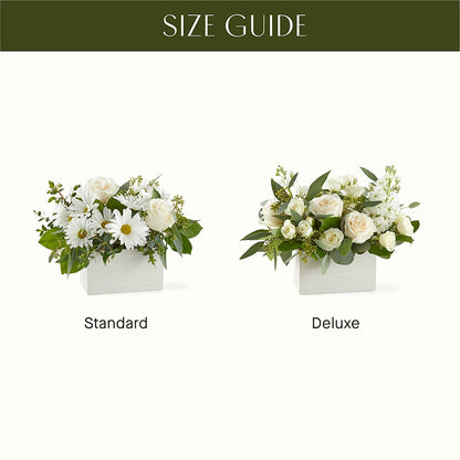 Fresh Linen Box Bouquet –  Moreno Valley Flower Box, Moreno Valley CA