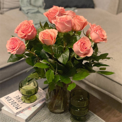 Long Stem Pink Rose Bouquet –  Moreno Valley Flower Box, Moreno Valley CA