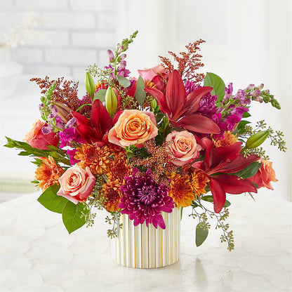 Burgundy Landscape Bouquet –  Moreno Valley Flower Box, Moreno Valley CA