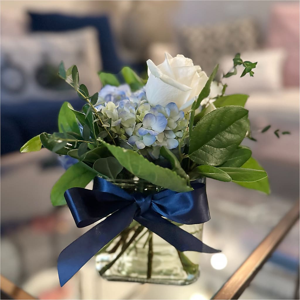 Sky Blue Delight Bouquet –  Moreno Valley Flower Box, Moreno Valley CA