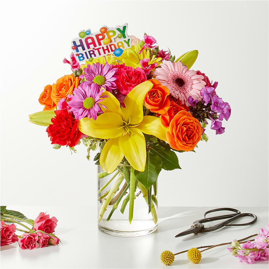 Cue the Confetti - A Florist Original –  Moreno Valley Flower Box, Moreno Valley CA