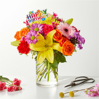 Cue the Confetti - A Florist Original –  Moreno Valley Flower Box, Moreno Valley CA