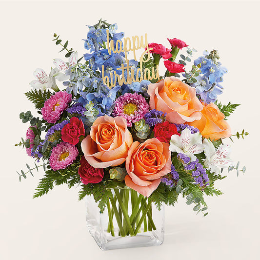 Birthday Bash Bouquet –  Moreno Valley Flower Box, Moreno Valley CA