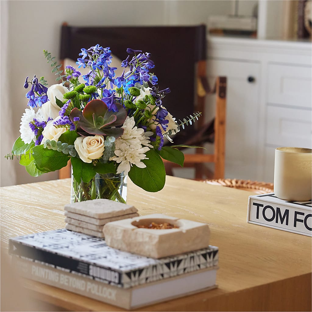 Cerulean Waves Bouquet –  Moreno Valley Flower Box, Moreno Valley CA