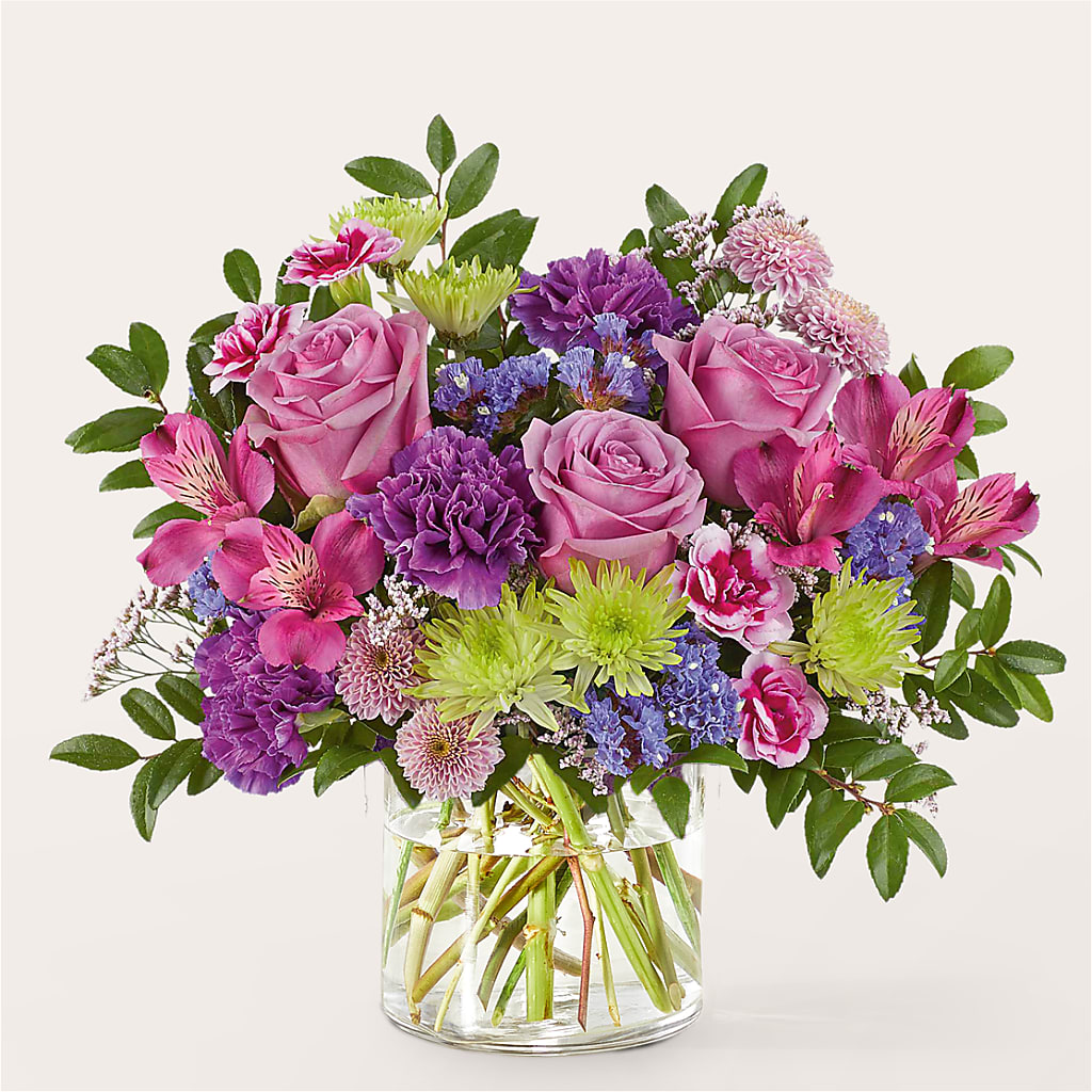 Glass Half Full Bouquet –  Moreno Valley Flower Box, Moreno Valley CA