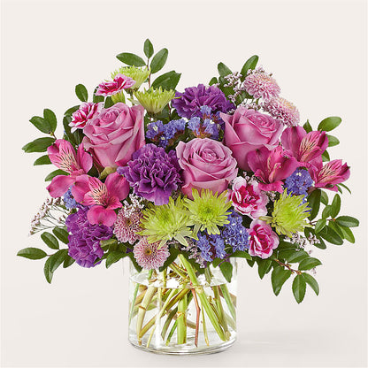 Glass Half Full Bouquet –  Moreno Valley Flower Box, Moreno Valley CA