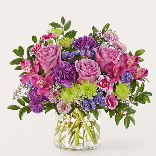 Glass Half Full Bouquet –  Moreno Valley Flower Box, Moreno Valley CA