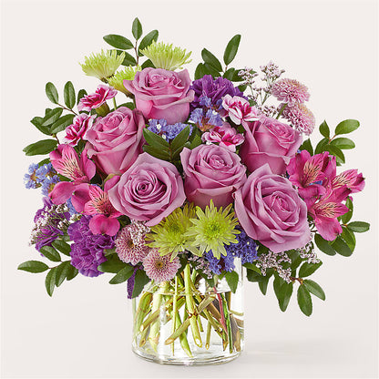 Glass Half Full Bouquet –  Moreno Valley Flower Box, Moreno Valley CA