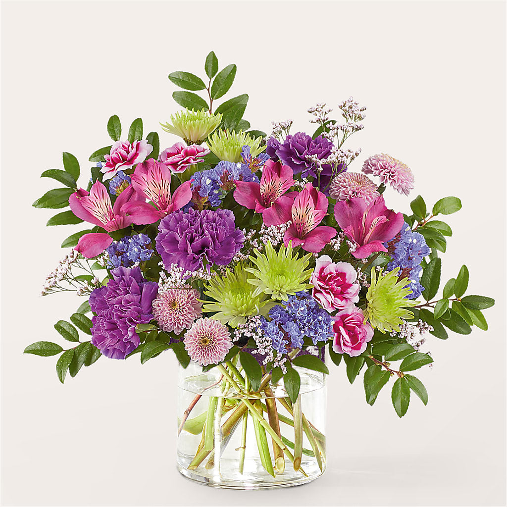 Glass Half Full Bouquet –  Moreno Valley Flower Box, Moreno Valley CA