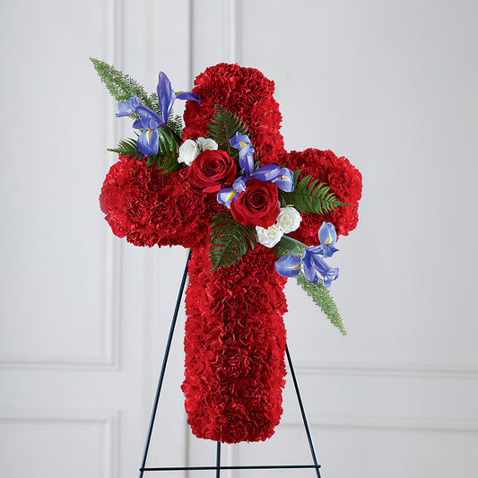 Faithful Hero Floral Cross –  Moreno Valley Flower Box, Moreno Valley CA
