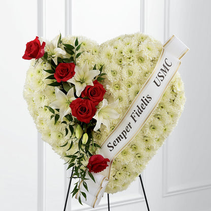 Heartfelt Hero Standing Heart –  Moreno Valley Flower Box, Moreno Valley CA