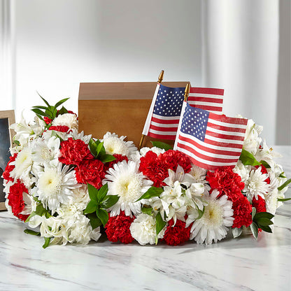 Spirit of Patriotism Cremation Adornment –  Moreno Valley Flower Box, Moreno Valley CA