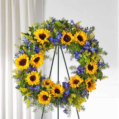 Bright Rays Wreath –  Moreno Valley Flower Box, Moreno Valley CA