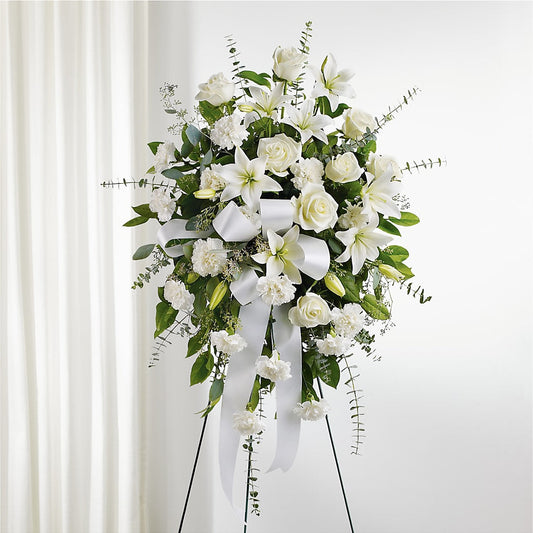 With Care Standing Spray –  Moreno Valley Flower Box, Moreno Valley CA