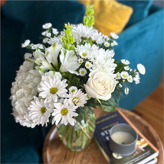 Classic Ivory – A Florist Original –  Moreno Valley Flower Box, Moreno Valley CA