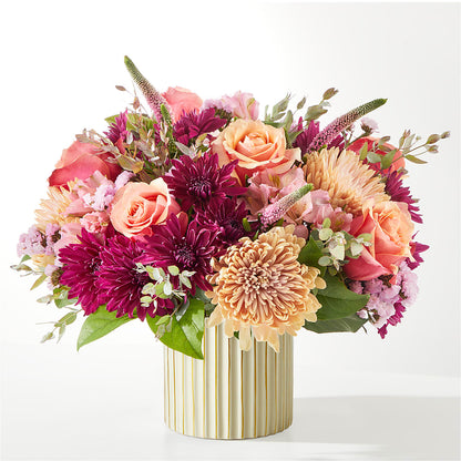 Berry Cobbler Bouquet with Ivory Vase –  Moreno Valley Flower Box, Moreno Valley CA