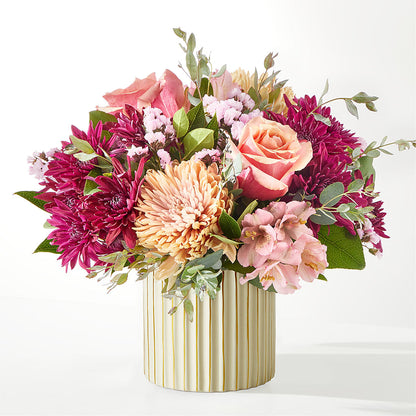 Berry Cobbler Bouquet with Ivory Vase –  Moreno Valley Flower Box, Moreno Valley CA