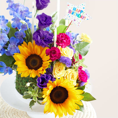 Star of the Day Floral Cake –  Moreno Valley Flower Box, Moreno Valley CA