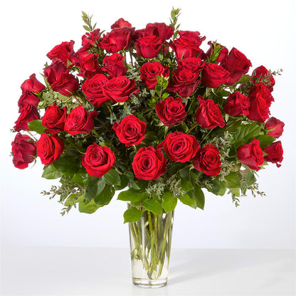Forever Yours Fifty Stem Red Rose Bouquet –  Moreno Valley Flower Box, Moreno Valley CA
